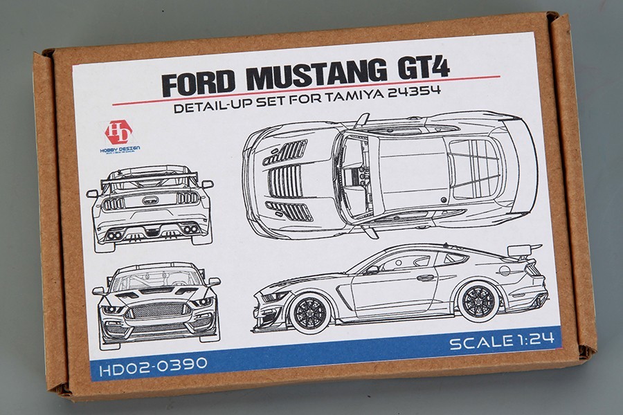 24354 Ford Mustang GT4 Tamiya 1:24 plastic model kit 
