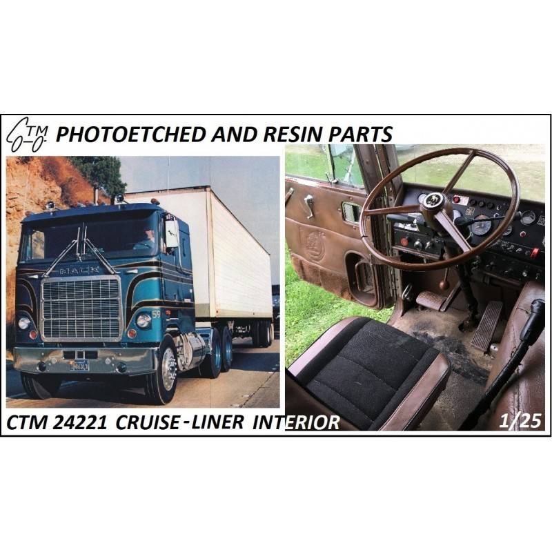 Model Truck Parts AMT Mack Cruise-Liner Fuel Tanks 1/25