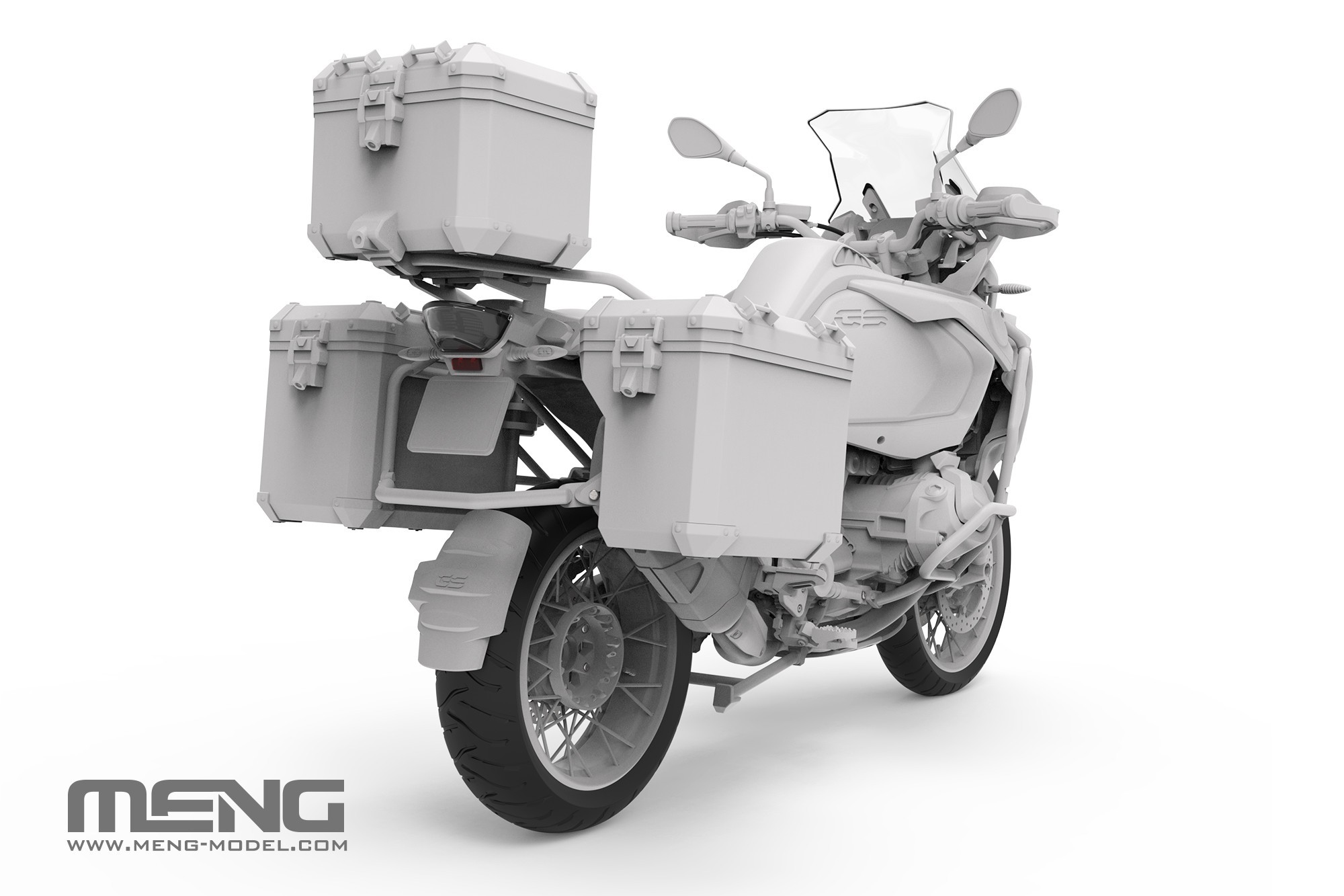 The separately sold SPS-091 luggage cases can be installed on it to showcase the unique charm of the motorcycle